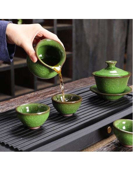 Emerald Tea Set