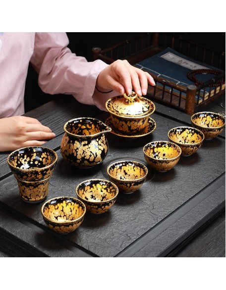 Gold Tea Set